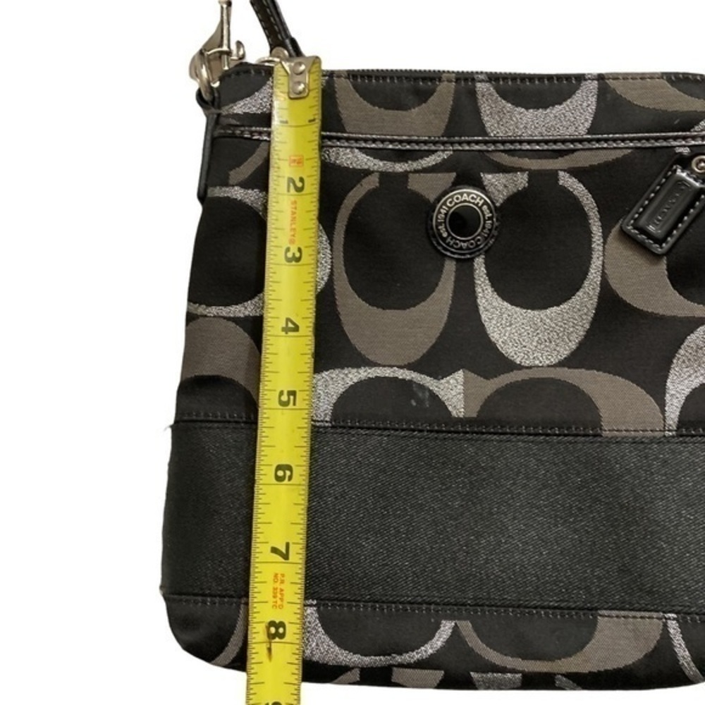 Coach silver black sig c swingpack bag - Picture 4 of 5